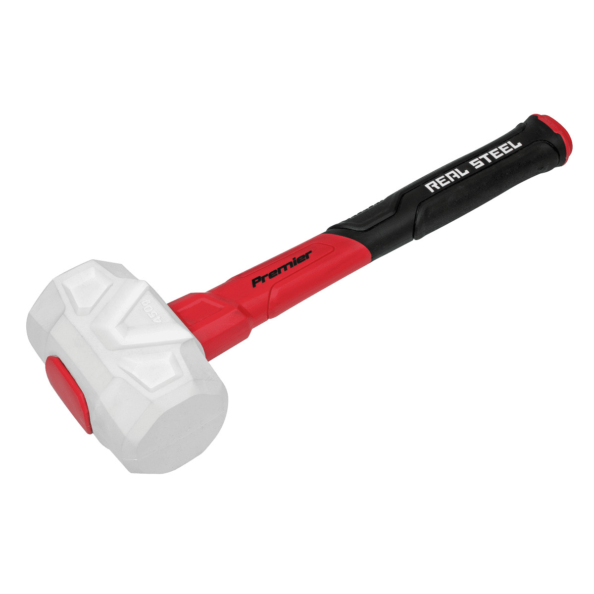 Sealey RMG16 Premier Rubber Mallet with Fibreglass Shaft & Graphite Core