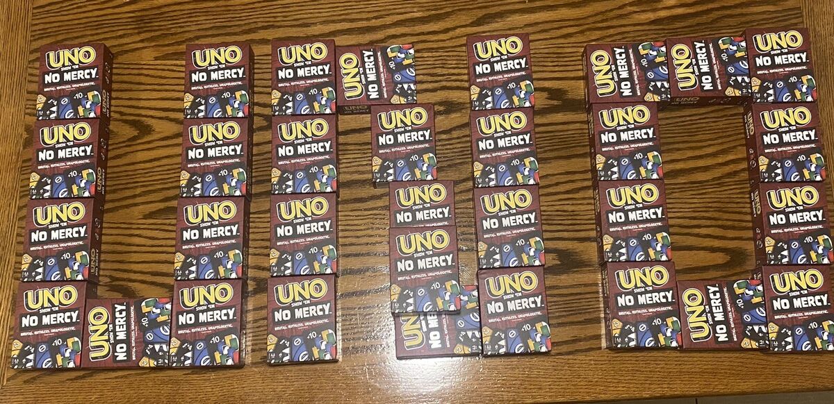 UNO Show 'Em No Mercy!! SEALED🔥Card Game! BRAND NEW! Tik Tok