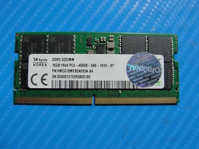 Barrette RAM SK Hynix 16 Go DDR5 4800 MHz SODIMM - Pour PC Portable
