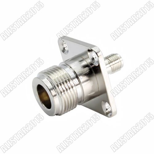 5x N Female Jack to SMA Female Straight Flange Panel Mount Connector Adapter - Picture 5 of 8