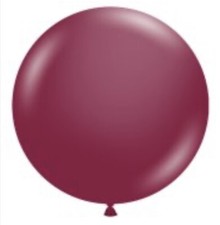 Large 17” Sangria Tuftex Latex Balloons x 5 Burgundy Wine