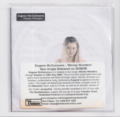 (LN5) Eugene McGuinness, Wendy Wonders - 2009 DJ CD