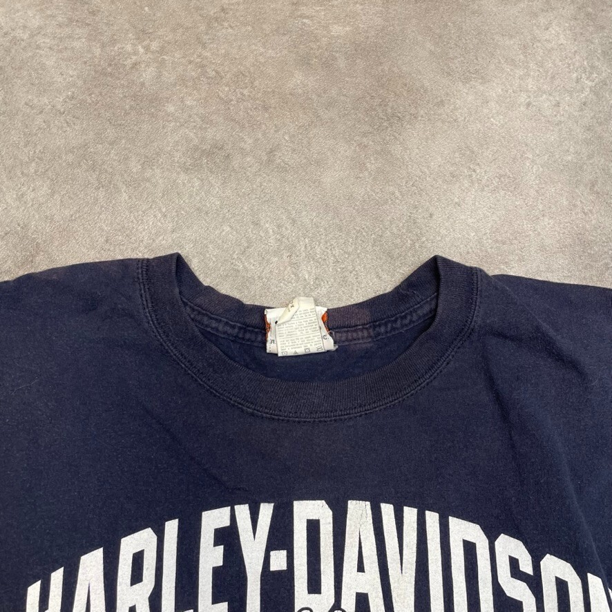 Harley Davidson T-Shirt Mens Graphic Biker Short Sleeve Tee, Navy, XL image 8