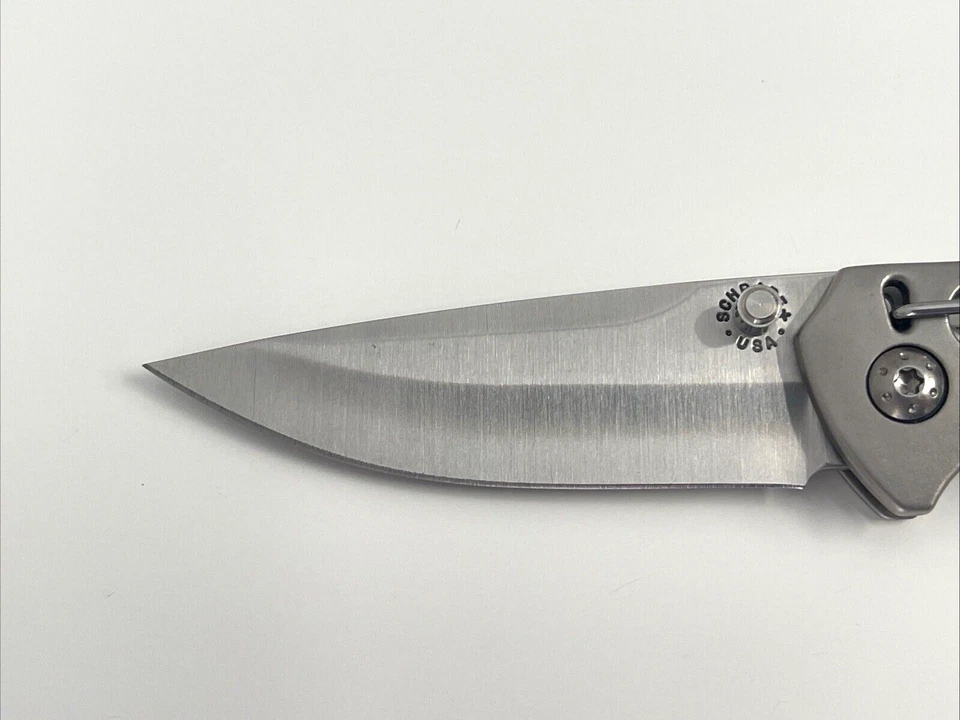 Cuchillo plegable Schrade+ SQ877 bloqueo de cable EE. UU. Foto 2 de 4