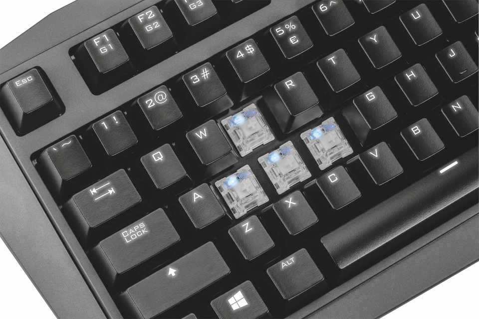 TRUST 21289 GXT870 MECHANICAL TKL GAMING KEYBOARD, US/INTERNATIONAL KEY LAYOUT - Image 2 of 4