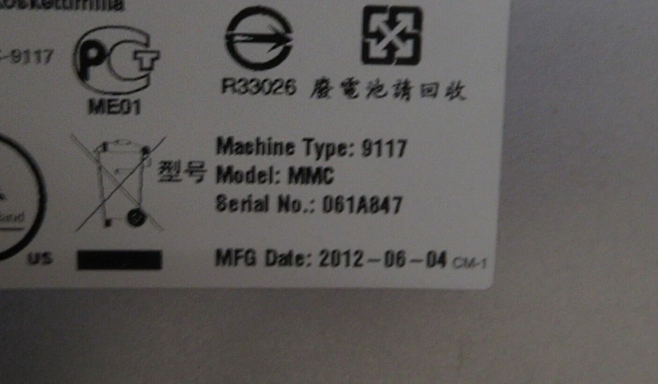 IBM Power 770 9117-MMC 2x 16C Power7 3.3GHz 256GB Ram 6x 2.5" Bay 4U Server - Image 4 of 4