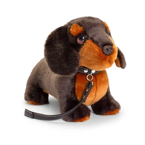 Cuddly sausage top dog toy