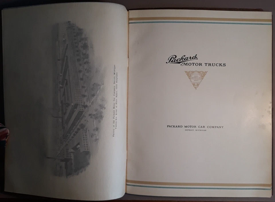 Catálogo Packard Motor Trucks 1911 Original Packard Motor Car Co. Detroit B3-108 Foto 3 de 4