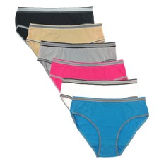 3 Or 6 Pcs Lot Women's Comfort Cotton High Cut Briefs Panties Underwear,M L XL
