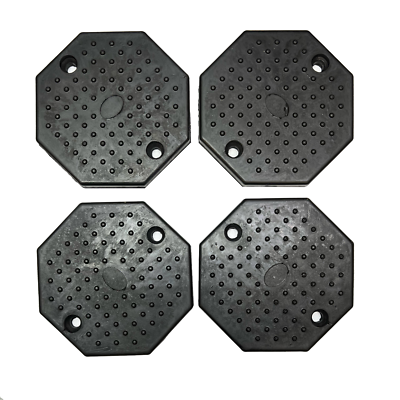 Octagonal D Pad 4x Octagon Heavy Duty Rubber Arm Pads Car Lift Accessories For Two Post ...