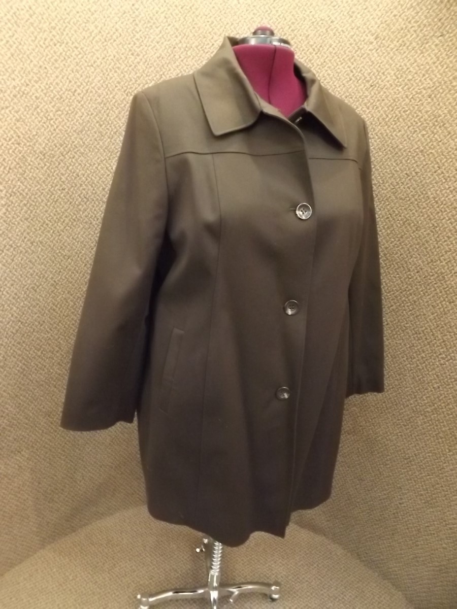 Classy Upscale Career NEW NWT Siena Plus Sz 3X Dark Brown A-Line