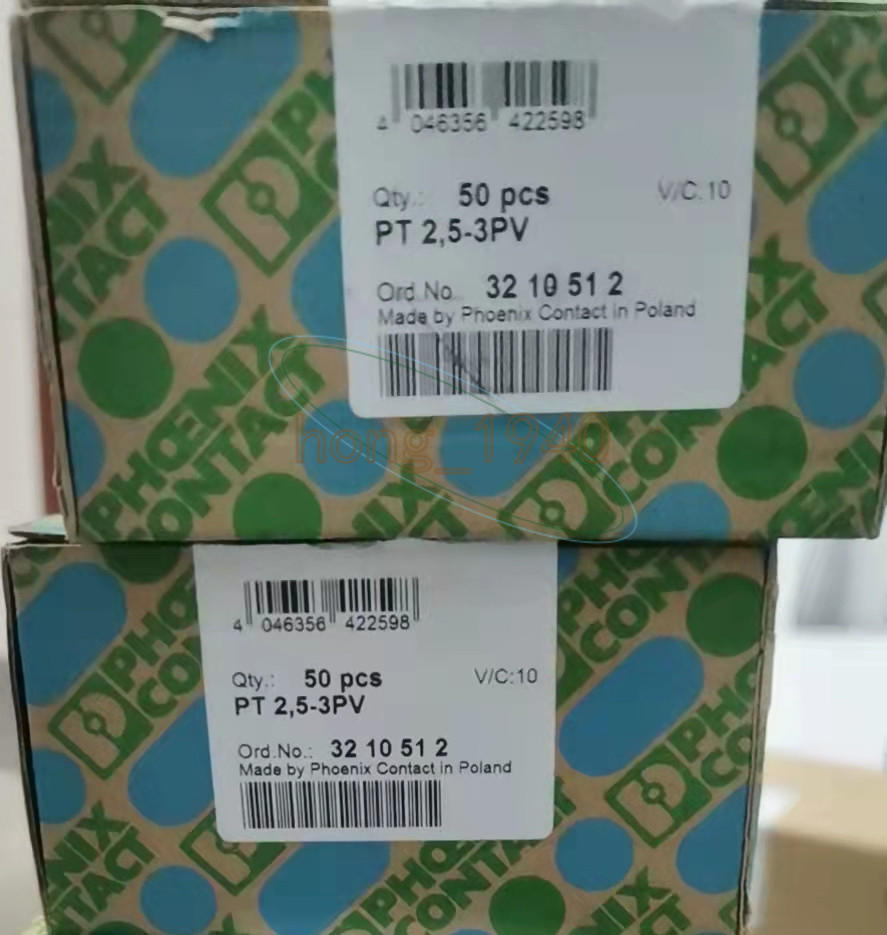50PCS Phoenix Contact 3210512 multi-layer terminal block PT 2,5-3PV fast ship