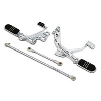 Vorverlegte Fussrastenanlage FüR Harley Davidson Sportster 883 Iron 09-13 Chrom