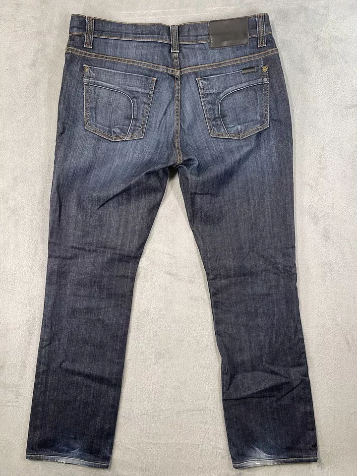 Fidelity Jeans Mens 34 Impala Straight Leg Blue Altmont Dark Vintage Made In USA - Image 2 of 4