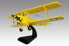 De Havilland D.H. 82A Tiger Moth RAAF Desk Wood Airplane Model Large Scale 1/24