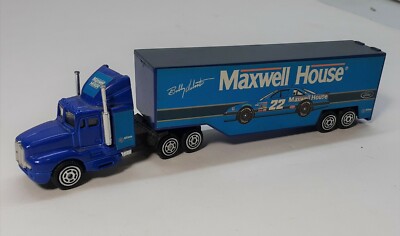 HO SCALE VEHICLES NASCAR MAXWELL HOUSE RACING TEAM TRANSPORT SEMI TRAILER