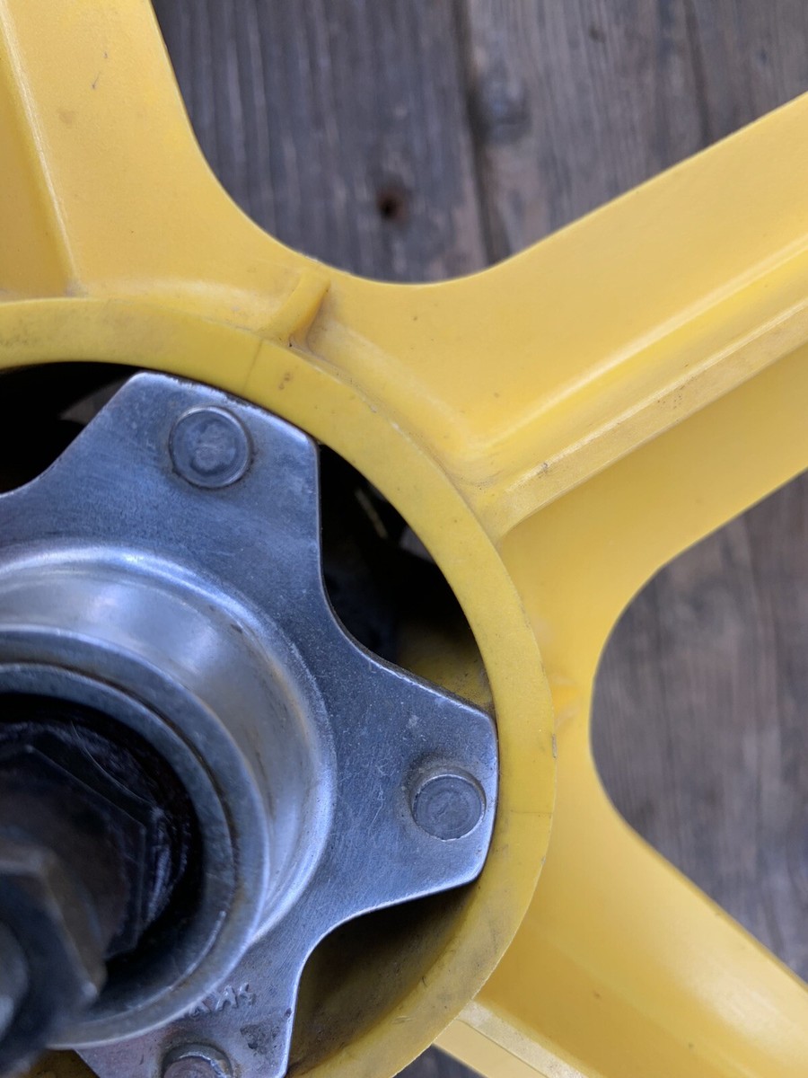 Skyway Tuff Wheel ii 2 Yellow Vintage Old School Bmx Mags 20” | eBay