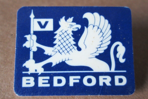 Insignia promocional de plástico para camión Bedford Trucks años 60 (20)