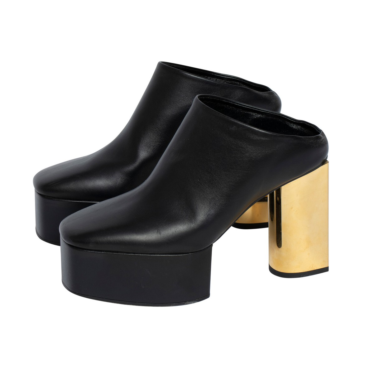 Proenza Schouler (NYC) Square Toe Block Heel Platform Clogs US