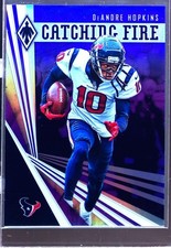 2019 Panini Phoenix DeAndre Hopkins /149 #17 Texans Catching Fire Purple