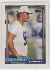 1992 Topps Chad Hennings #714 1p1
