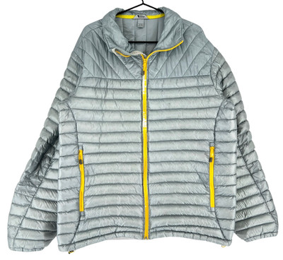 Mountain Equipment CO-OP Herren Daunen Pufferjacke Mantel 90% Daune Grau XL