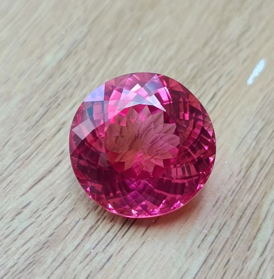 Massive 166 Carat Mogok Ruby Round Cut Certified Natural Pink Gemstone - Image 4 of 4
