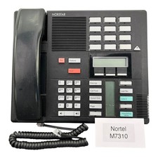 Nortel Norstar M7310 Black Corded Telephone Speakerphone Office Phone
