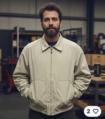50s mcgregor scottish drizzlerサイズ40 USA Mens 50s Vintage McGregor Scottish Drizzler Full Zip SHOP JACKET