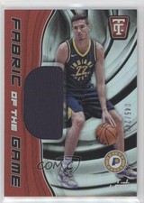 2017-18 Panini Totally Certified Fabric of the Game Rookies 45/249 TJ Leaf p7i