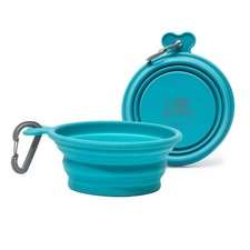 Silicone Collapsible Bowl  Pet Travel Necessity  Portable Water or Food Dis...