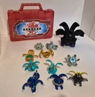 Bakugan Huge Vintage Mix Lot Of Battle Brawlers With Carrying Case VG+ Rare