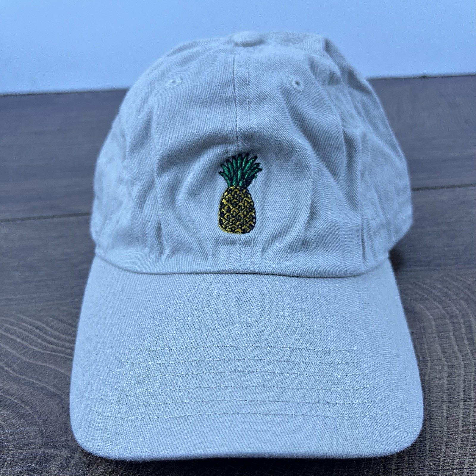 Pineapple Hat Pineapple Tan Hat Brown Tan Cap Adjustable Hat