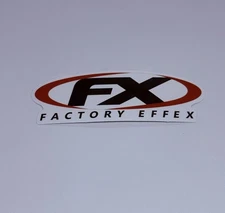 Factory Effex Racing Sticker Vinyl Decal Window Bumper Matte Finish 3.25” P4