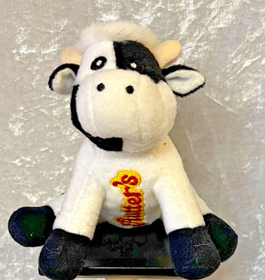 Embroidered Rutter's Logo Plush Cow - L