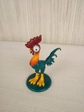 Hei Hei Disney Moana 3.75" Action Figure Plastic Rooster Chicken Toy Round Base