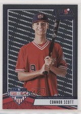 2019 Panini USA Baseball Stars & Stripes Longevity Connor Scott #75 4l3