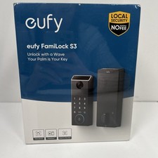 eufy FamiLock S3 Max Smart Lock Palm Vein Recognition Deadbolt Doorbell 2K Cam