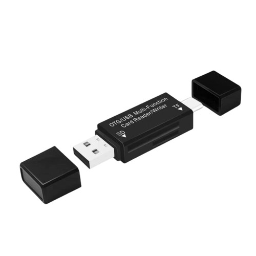 USB C Memory Card Reader Double Slot OTG Adapter Fast File Transfer for Computer - Afbeelding 3 van 10