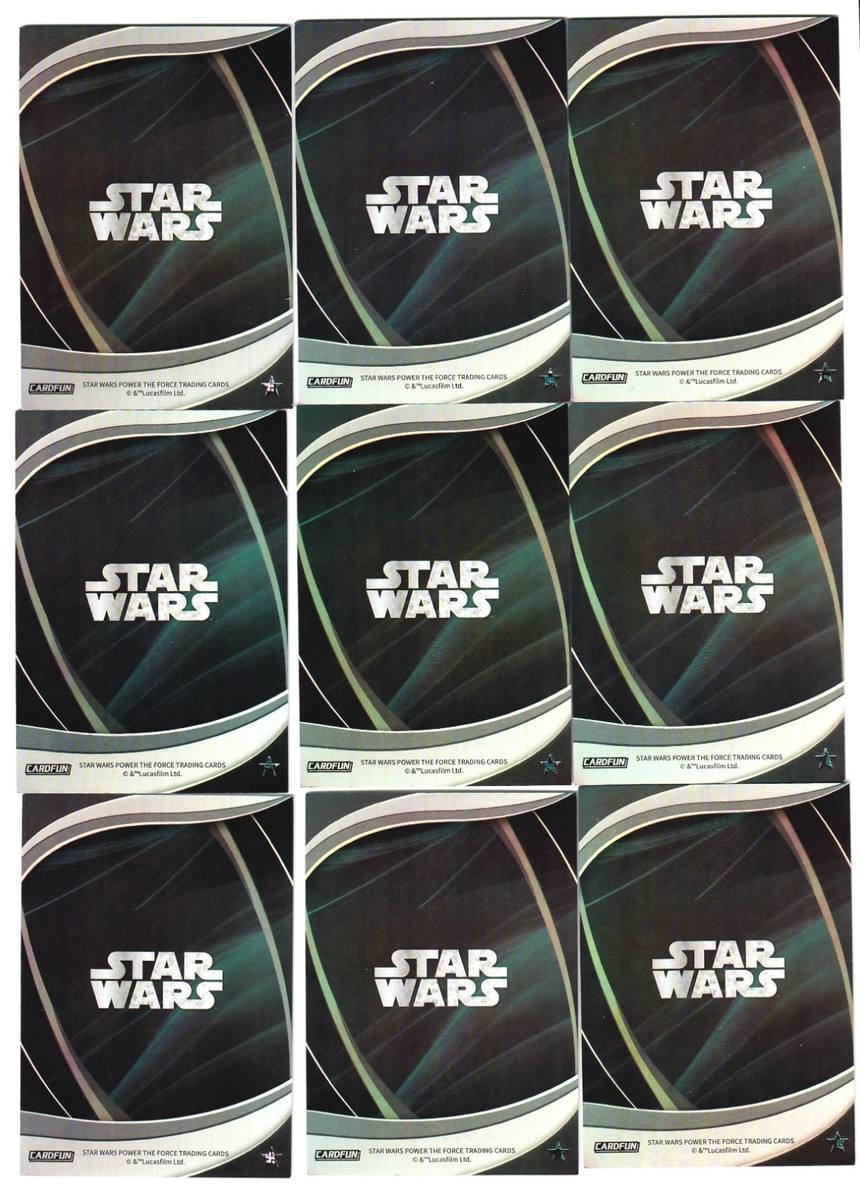 COMPLETE 59 CARD SET 2025 Star Wars CardFun Power of the Force