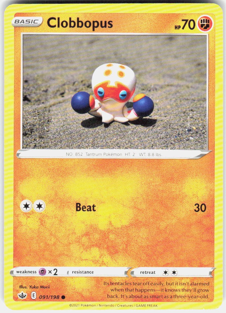 Clobbopus 091/198 SWSH06: Chilling Reign Pokemon