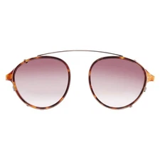 Mr. Leight MULHOLLAND AL Sunset Oval Unisex Sunglass Clip ML5001 MPL-ATG/SU 45