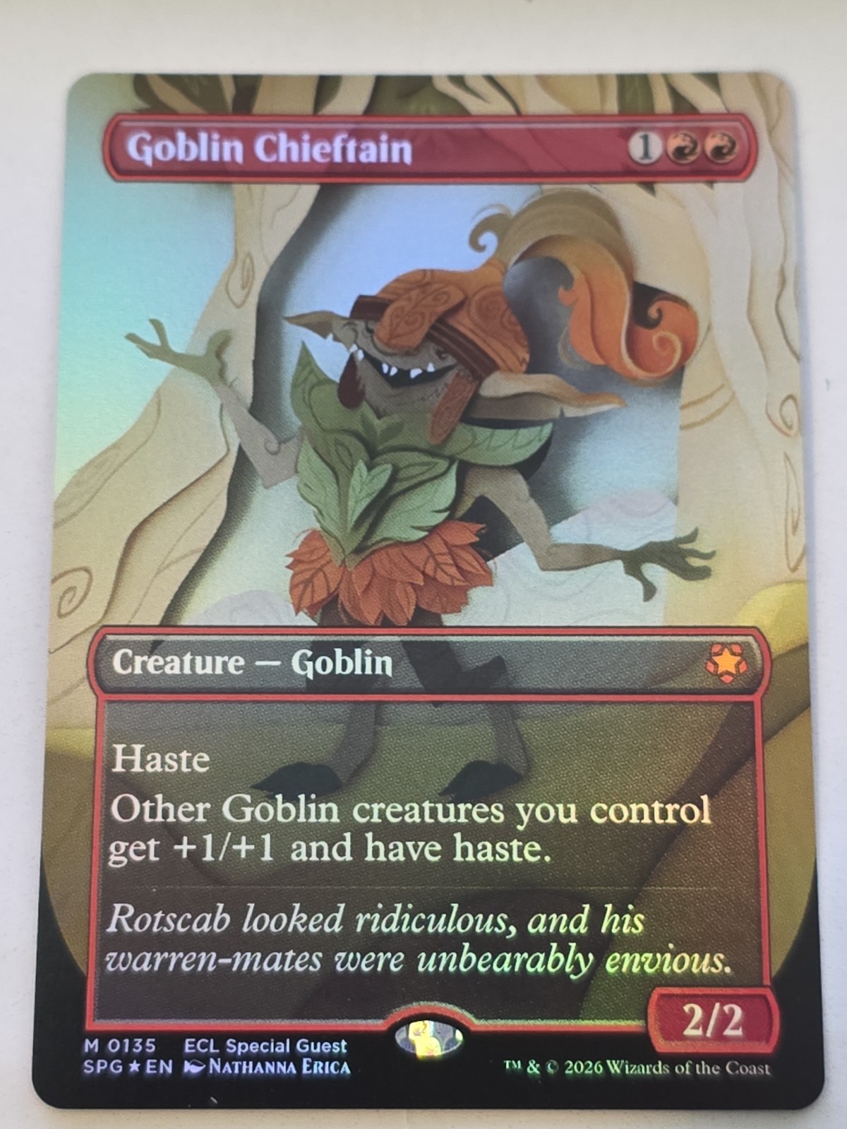 Goblin Chieftain (Borderless) Special Guests Foil