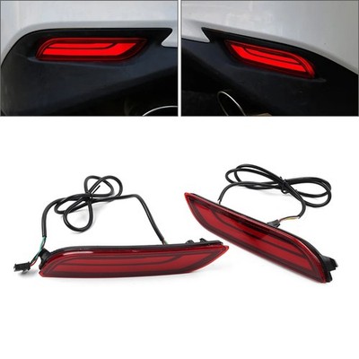 1 Paar Hinten Stoßstange Blinker Bremslicht Rot Linse Für Toyota Camry 2018-2024