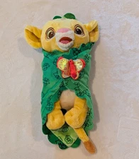 Disney Parks Baby Simba Lion King 11" Plush w/ Swaddle Blanket