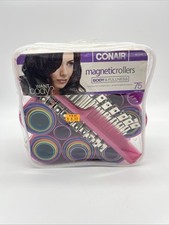 Brand New Conair Magnetic Rollers 61121N Body  Fullness 75 Piece Set