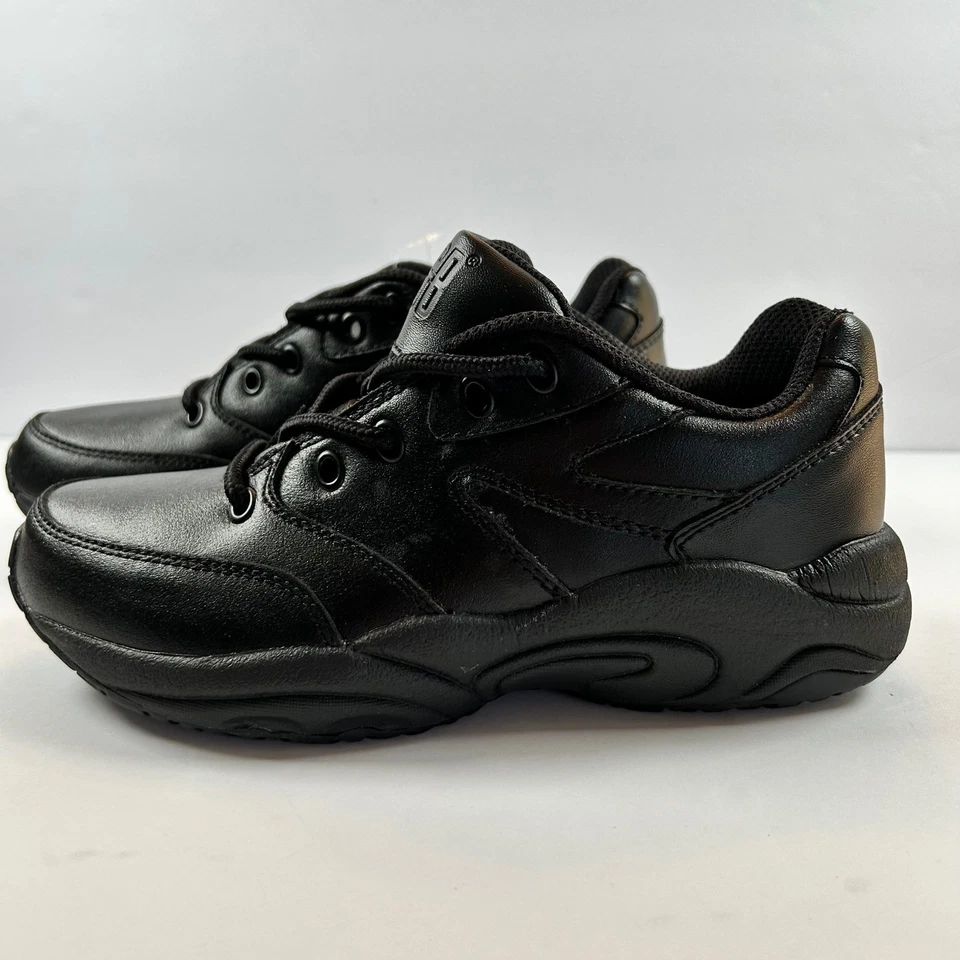 Zapatos de trabajo SkidBuster S200 de cuero negro antideslizantes EE. UU. 6,5 atléticos para mujer Foto 2 de 4