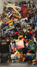 LEGO sfuso ca. 1 kg ~700 pezzi | Plate, ruote, parti speciali, mattoncini