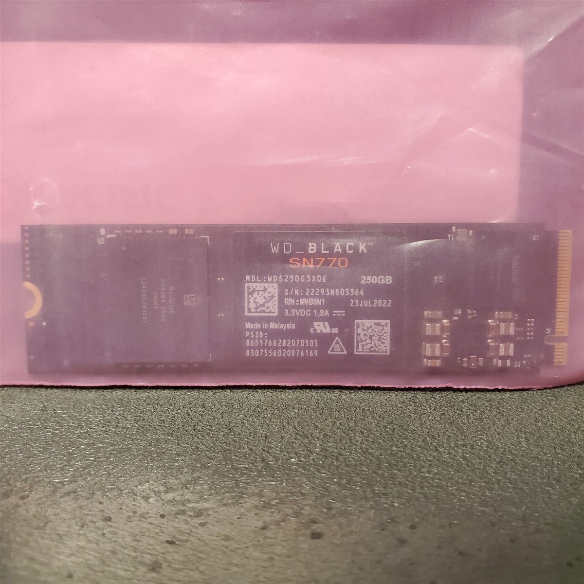 Western Digital WD_BLACK SN770 250GB M.2 NVMe SSD WDS250G3X0E | eBay