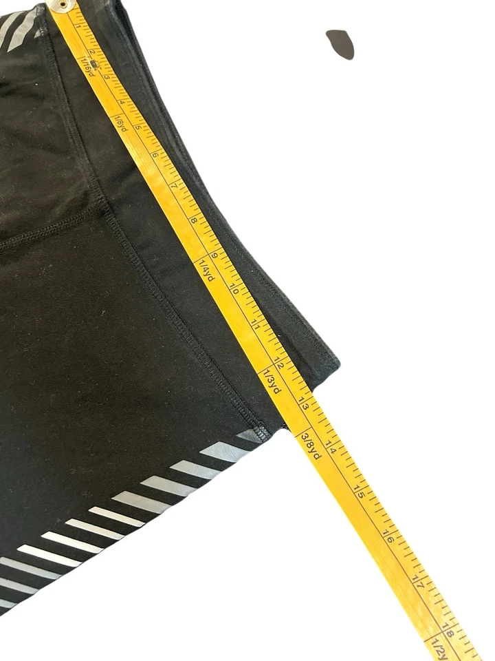 Capris deportivos Reebok para niñas talla L 12/14, negro/gris, elástico Foto 4 de 4